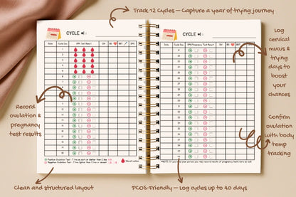 Waiting For My Miracle Set - Track, Reflect, and Capture Your Journey to Baby