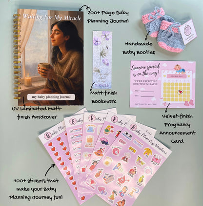 Waiting For My Miracle Set - Track, Reflect, and Capture Your Journey to Baby
