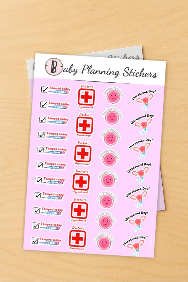 Baby Planning Stickers Set (Small)