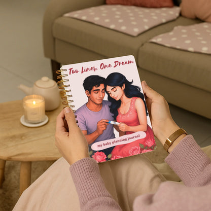 Two Lines, One Dream - Track, Reflect, and Capture Your Journey to Baby