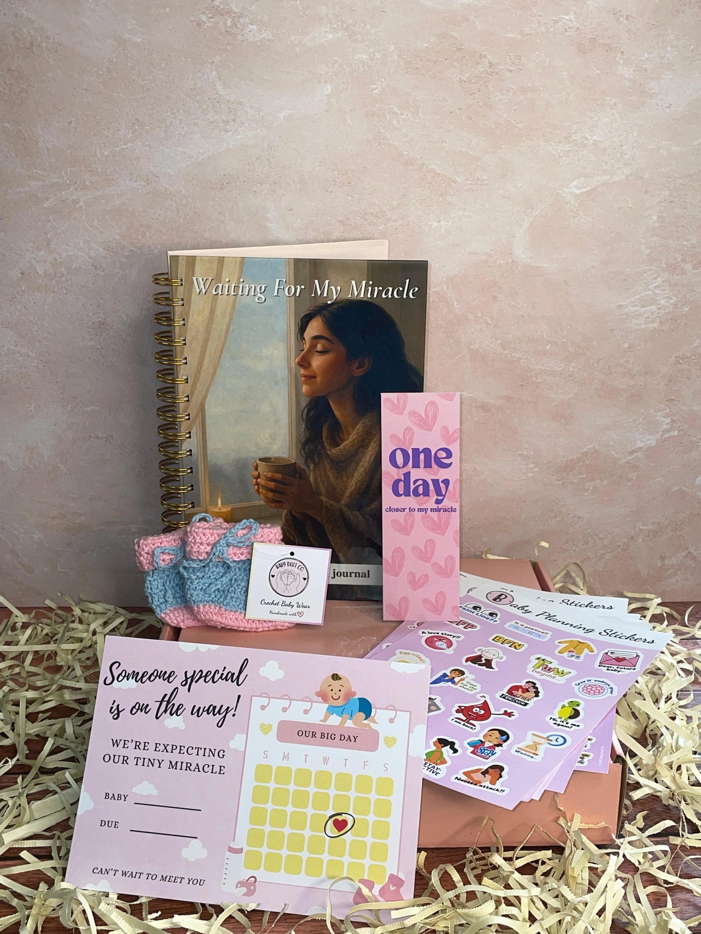 Waiting For My Miracle Set - Track, Reflect, and Capture Your Journey to Baby